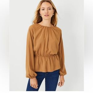 COPY - Buy 2 get one FREE🤎 Ann Taylor cinched blouse